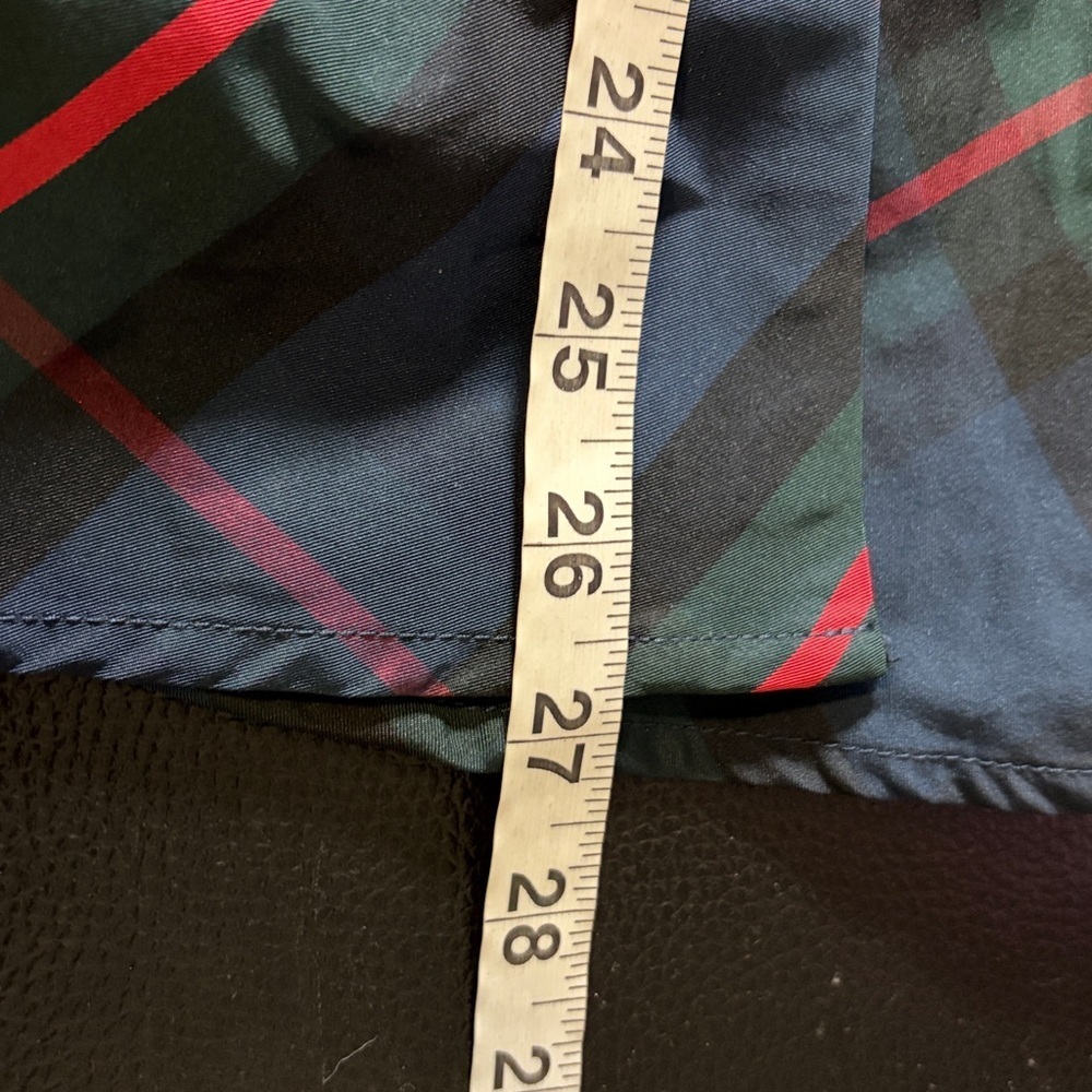 Tuckernuck POMANDER PLACE Fraser Plaid Ashlen Blouse Navy Blue Green Sz S - Picture 13 of 13